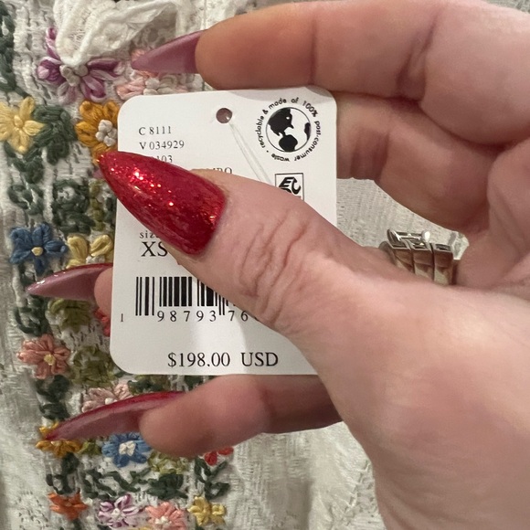 Free People Garden Grace Top, XS NWT - Picture 7 of 7